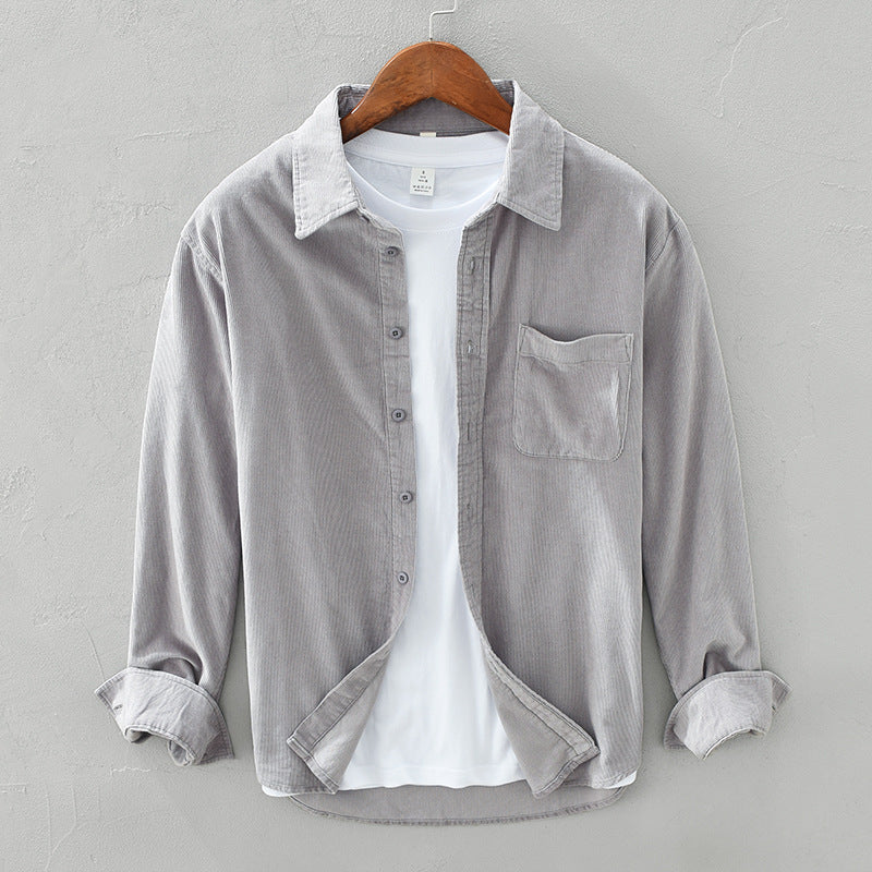 Chemise À Manches Longues Avec Fermeture Boutonnée Pour Homme | Idéal Pour Usage Quotidien