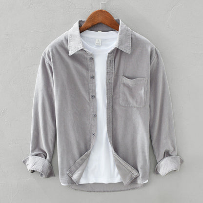 Chemise À Manches Longues Avec Fermeture Boutonnée Pour Homme | Idéal Pour Usage Quotidien