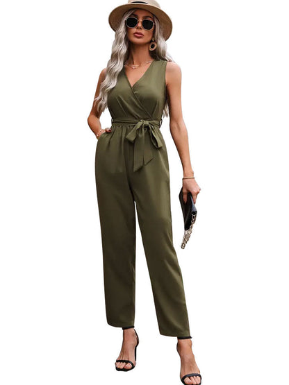 Combinaison Cache-Cœur Avec Ceinture À Nouer Pour Femmes | Idéale Pour Différentes Occasions