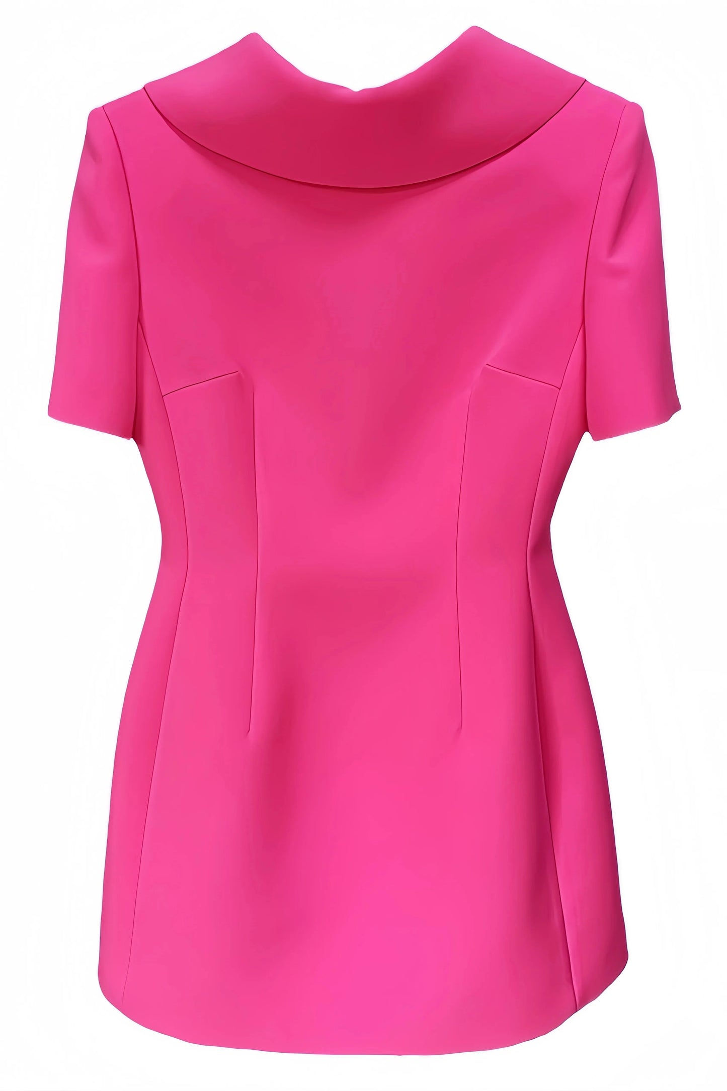 Robe à Manches Courtes avec Nœud pour Femme | Idéale pour le Bureau ou les Sorties Quotidiennes