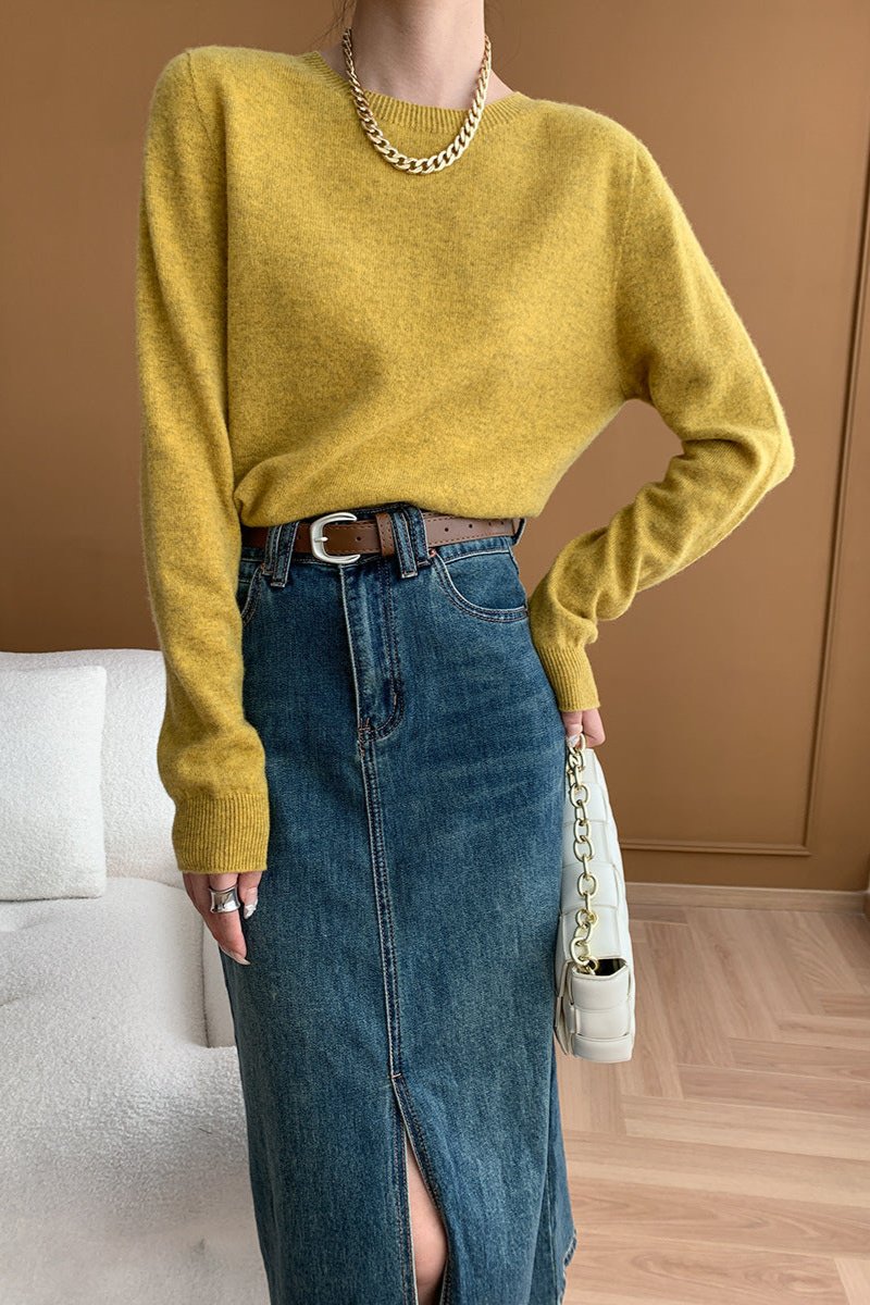 Pull À Col Rond À Manches Longues Pour Femmes | Idéal Pour Usage Quotidien