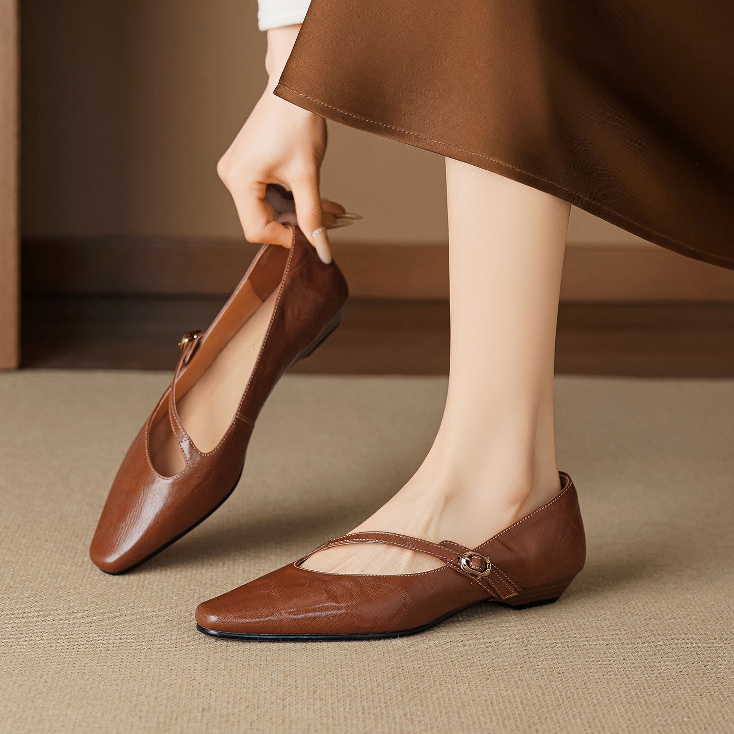 Ballerines Mary Jane À Bride Pour Femme | Idéal Pour UN Usage Quotidien
