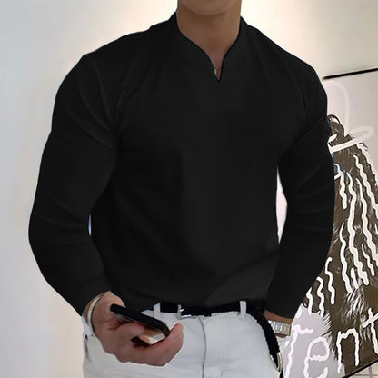 Chemise à Manches Longues avec Fermeture Boutonnée pour Homme | Idéal pour le Bureau et le Quotidien