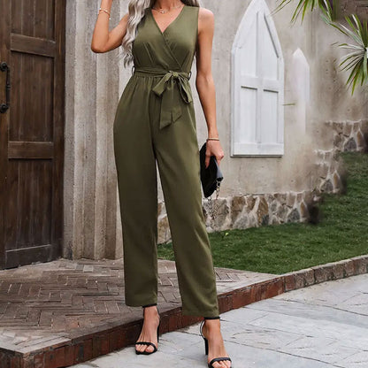 Combinaison Cache-Cœur Avec Ceinture À Nouer Pour Femmes | Idéale Pour Différentes Occasions
