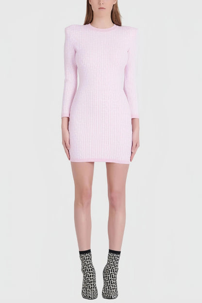 Robe Maille à Manches Longues avec Motif Imprimé pour Femme | Idéale pour le Quotidien ou les Occasions Spéciales