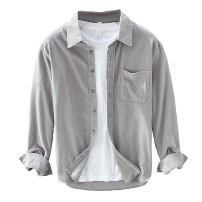 Chemise À Manches Longues Avec Fermeture Boutonnée Pour Homme | Idéal Pour Usage Quotidien