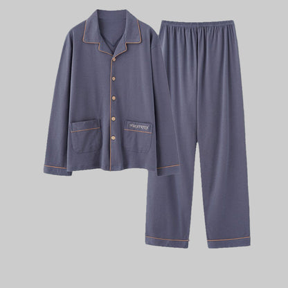 Pyjama pour Homme avec Haut à Manches Longues et Pantalon pour un Usage Domestique | Idéal pour le Printemps, l’Automne et l’Hiver Léger