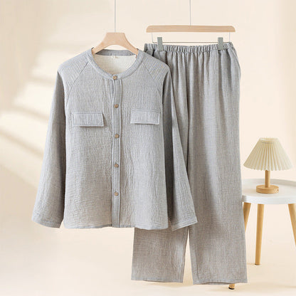 Pyjama pour Homme avec Haut à Manches Longues et Pantalon pour un Usage Quotidien | Idéal pour le Printemps, l’Automne et l’Hiver