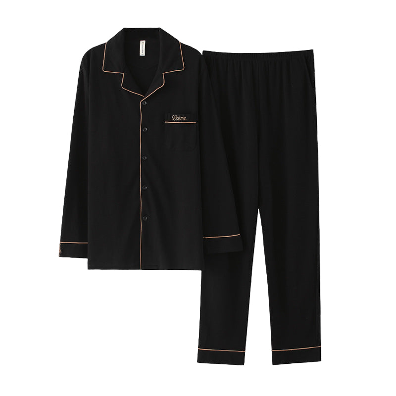 Pyjama pour Homme avec Haut à Manches Longues et Pantalon pour un Usage Quotidien | Idéal pour le Printemps et l’Automne