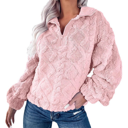 Pull zippé pour femmes