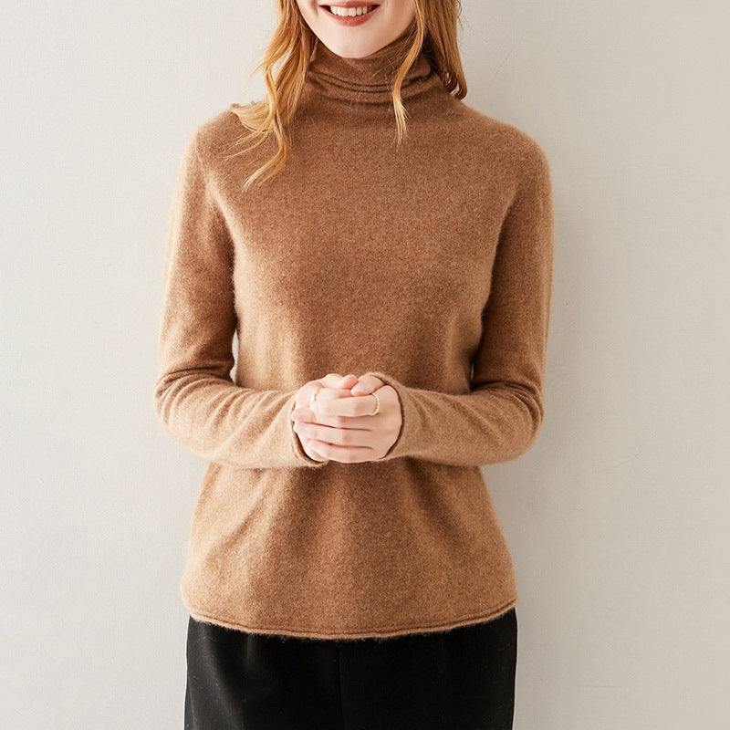 Pull à col roulé pour femmes