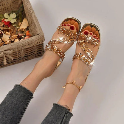 Chaussures À Talon Avec Paillettes Pour Femme | Idéales Pour Soirées Et Événements