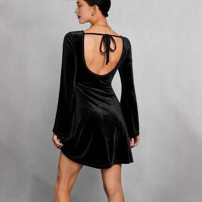 Robe Midi avec Manches Longues et Coupe Droite pour Femme | Idéale pour Quotidien et Occasions
