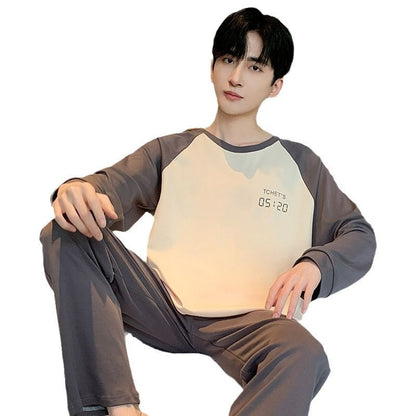 Pyjama Deux Pièces pour Garçon avec Haut à Manches Longues et Pantalon | Idéal pour le Printemps et l’Automne