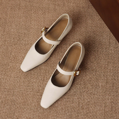 Escarpins Mary Jane À Bride Avec Boucle Pour Femme | Idéal Pour Toutes Les Saisons