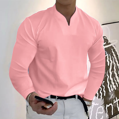 Chemise à Manches Longues avec Fermeture Boutonnée pour Homme | Idéal pour le Bureau et le Quotidien