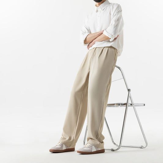 Pantalon Droit Décontracté Avec Coupe Standard Pour Homme | Idéal Pour Un Usage Quotidien