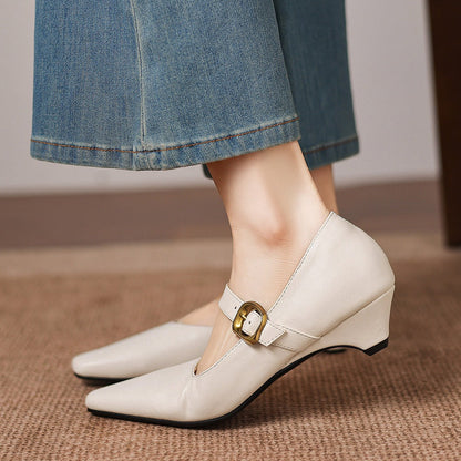 Escarpins Mary Jane À Bride Avec Boucle Pour Femme | Idéal Pour Toutes Les Saisons