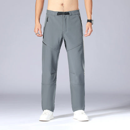 Pantalon De Plein Air avec Taille Réglable Et Poches Zippées pour Homme | Idéal pour Les Activités Extérieures