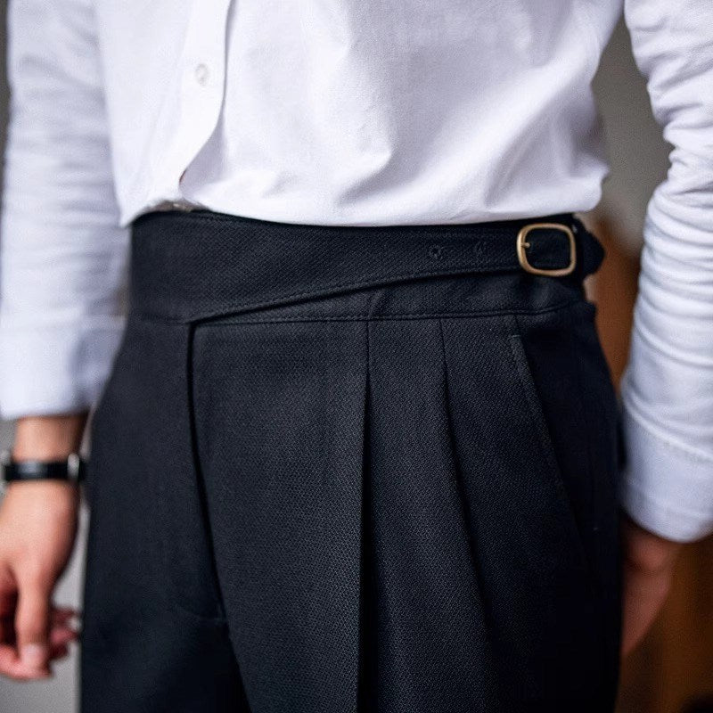 Pantalon pour Homme avec Boucle Réglable | Idéal pour Les Réunions Et Les Occasions Formelles