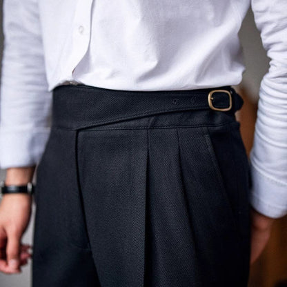 Pantalon pour Homme avec Boucle Réglable | Idéal pour Les Réunions Et Les Occasions Formelles