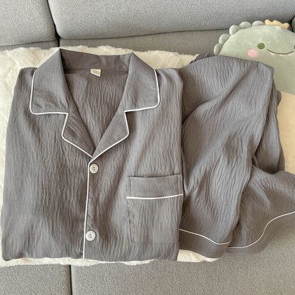 Pyjama Deux Pièces pour Homme avec Haut à Manches Longues et Pantalon | Idéal pour le Printemps, l’Automne et l’Hiver