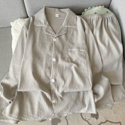 Pyjama Deux Pièces pour Homme avec Haut à Manches Longues et Pantalon | Idéal pour le Printemps, l’Automne et l’Hiver