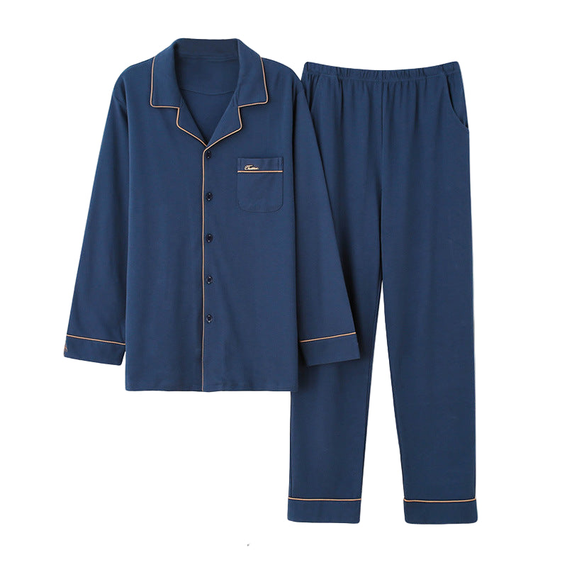 Pyjama pour Homme avec Haut à Manches Longues et Pantalon pour un Usage Quotidien | Idéal pour le Printemps et l’Automne