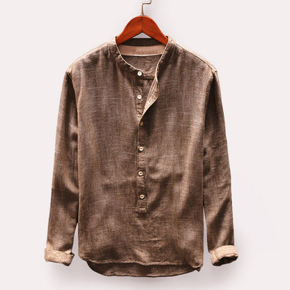 Chemise À Manches Longues Avec Coupe Régulière Pour Hommes | Idéale Pour Le Quotidien Et Les Occasions Formelles