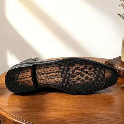 Bottines Chelsea à motif croco pour hommes