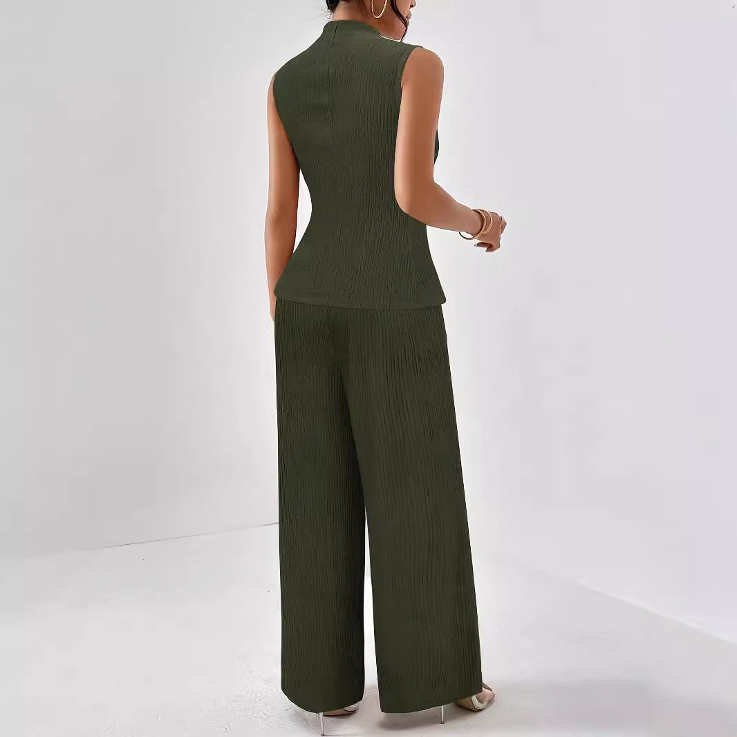 Combinaison Avec Col Haut Et Jambes Larges Pour Femmes | Idéale Pour Différentes Occasions
