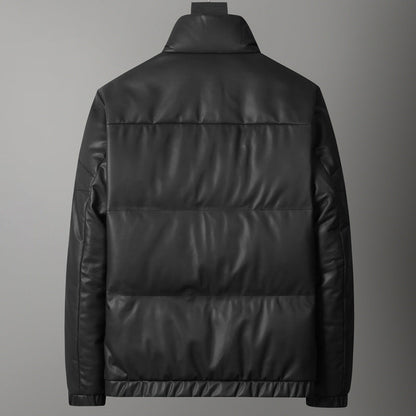 Blouson Matelassé à Manches Longues avec Col Montant pour Hommes | Idéal pour l’Hiver