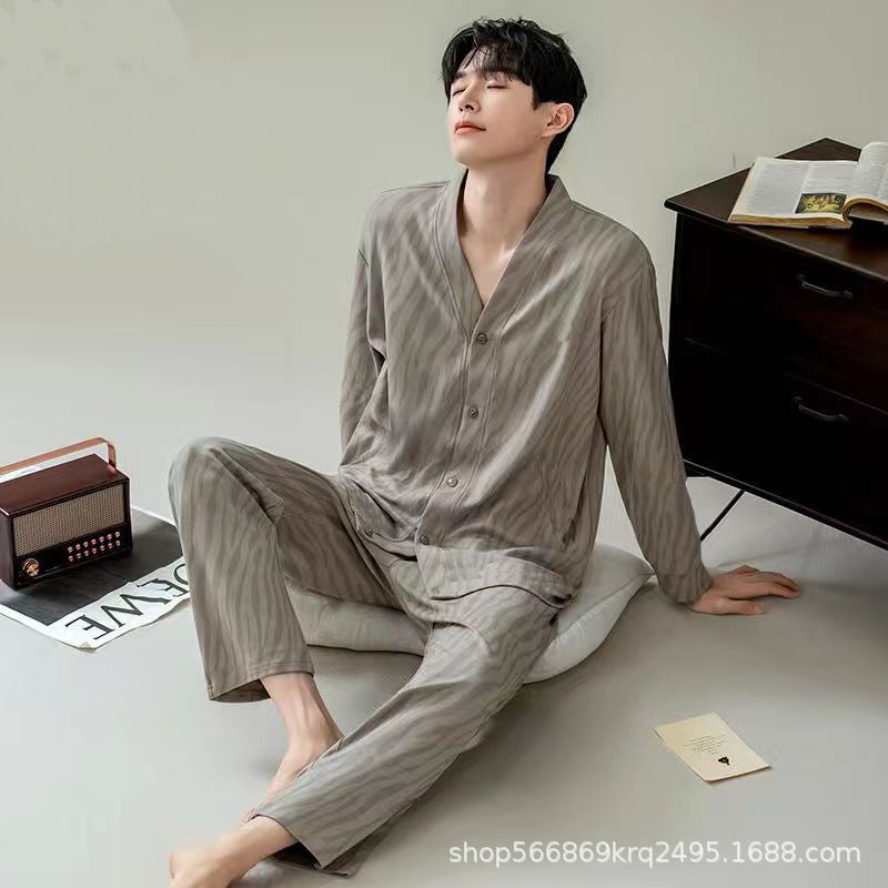 Pyjama Deux Pièces pour Garçon avec Haut à Manches Longues et Pantalon | Idéal pour le Printemps et l’Automne