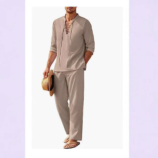 Ensemble Deux Pièces avec Haut Et Pantalon pour Homme | Idéal pour Les Journées Décontractées