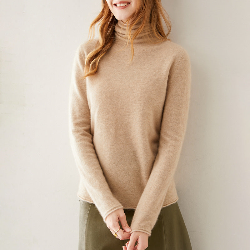 Pull à col roulé pour femmes