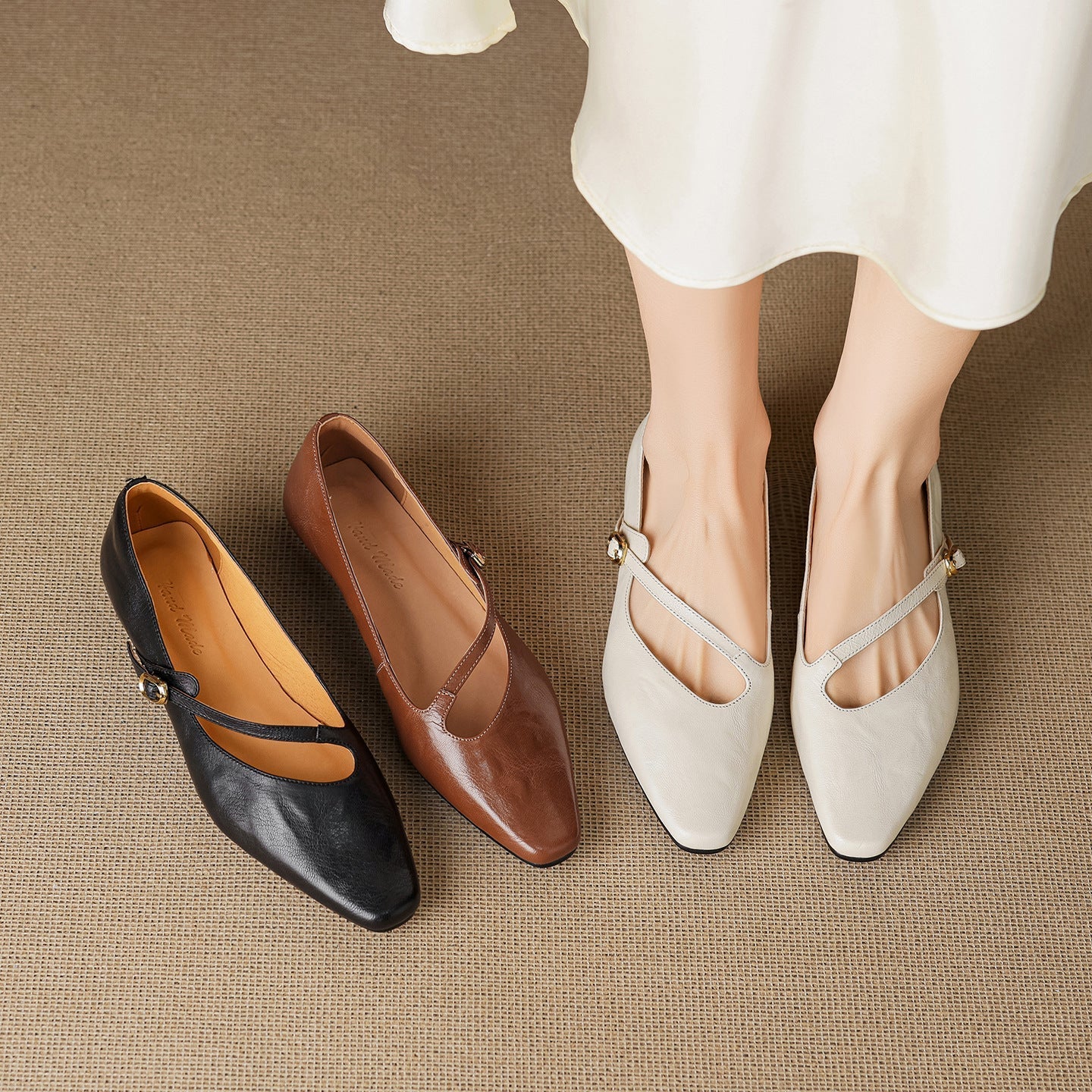 Ballerines Mary Jane À Bride Pour Femme | Idéal Pour UN Usage Quotidien