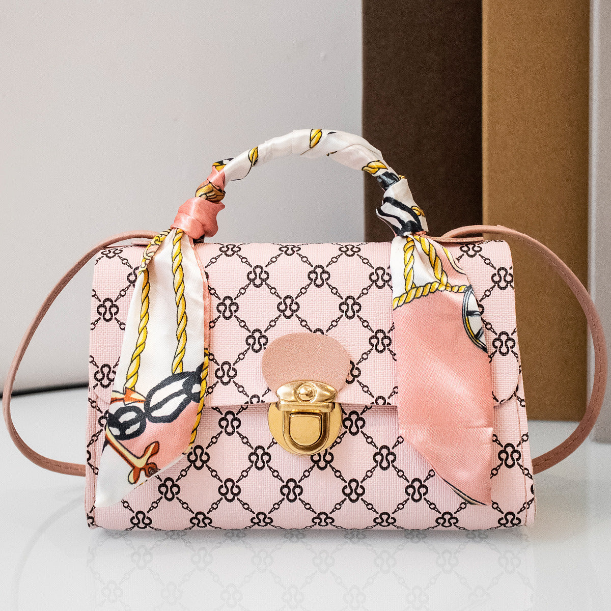 Sac Crossbody Carré avec Motif Floral pour Femme | Idéal pour Usage Quotidien