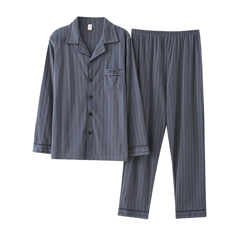 Pyjama pour Homme avec Haut à Manches Longues et Pantalon pour un Usage Quotidien | Idéal pour le Printemps et l’Automne