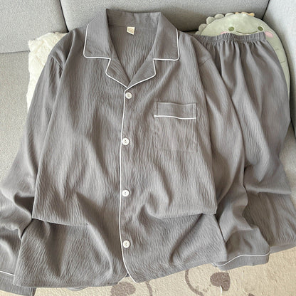 Pyjama Deux Pièces pour Homme avec Haut à Manches Longues et Pantalon | Idéal pour le Printemps, l’Automne et l’Hiver