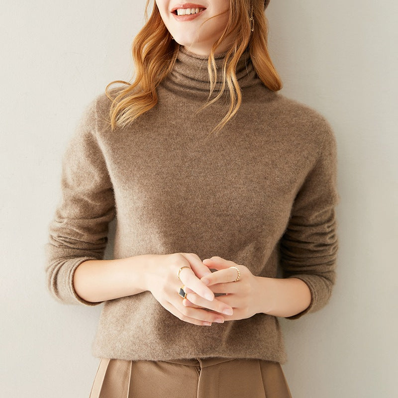 Pull à col roulé pour femmes