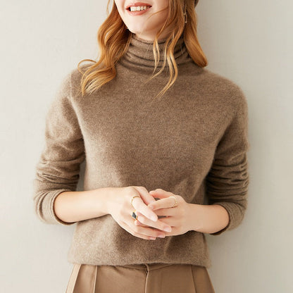 Pull à col roulé pour femmes
