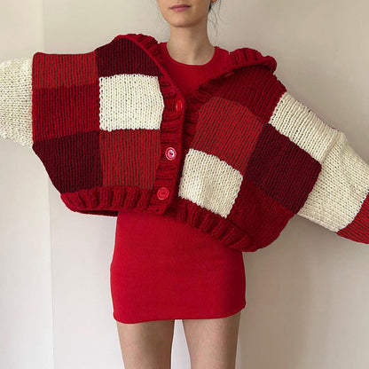 Sweat à Capuche avec Manches Volumineuses pour Femme | Idéal pour la Saison Froide