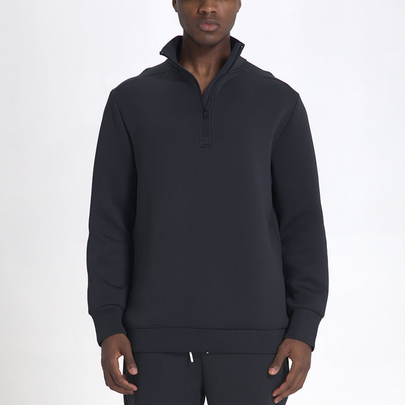 Sweatshirt À Col Montant Avec Quart De Fermeture Pour Hommes | Idéal Pour Les Activités Sportives