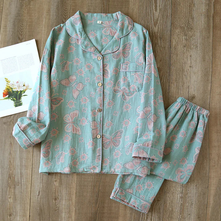 Ensemble De Pyjama À Motif Floral pour Femmes | Idéal pour Le Sommeil Et La Détente