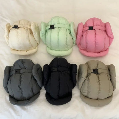 Chapeau Rétro Unisexe avec Protection d’Oreilles et Large Bord | Idéal pour l’Hiver et l’Automne