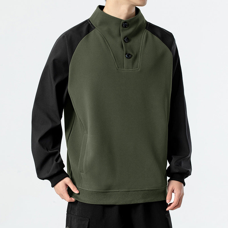 Pull avec Col Montant Boutonné pour Adulte | Idéal pour un Usage Quotidien