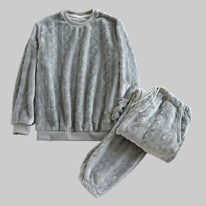 Ensemble de Pyjama pour Couple avec Hauts à Manches Longues et Pantalons | Idéal pour l’Hiver