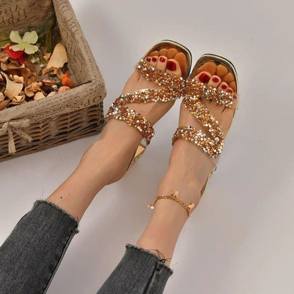 Chaussures À Talon Avec Paillettes Pour Femme | Idéales Pour Soirées Et Événements