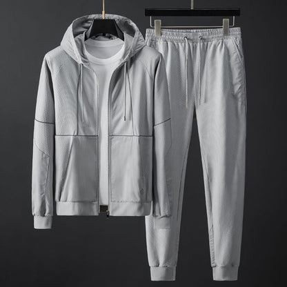 Ensemble De Survêtement Léger pour Homme avec Poches Zippées | Idéal pour Le Sport Et Les Loisirs