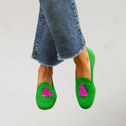 Mocassins Plats avec Pampilles Décoratives pour Femmes | Idéal pour le Quotidien